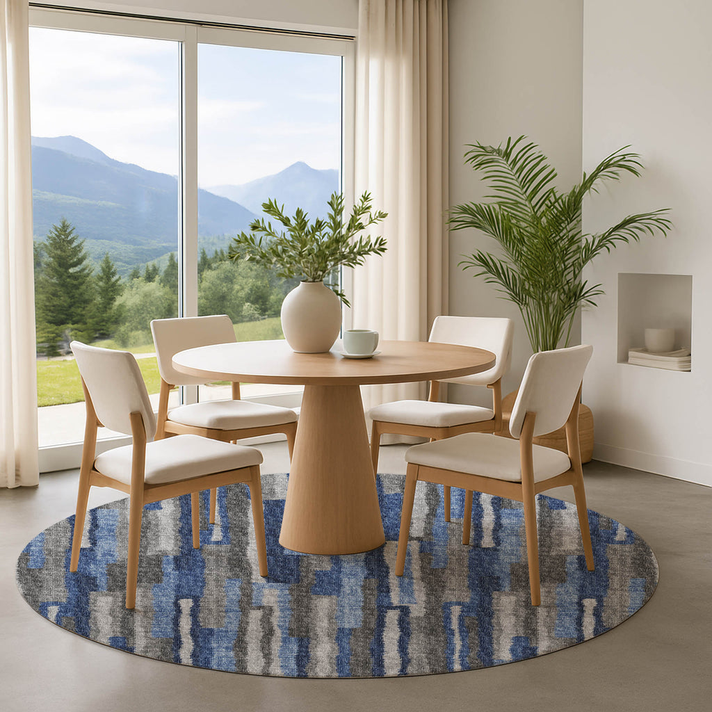 dalyn brisbane br7 navy rug