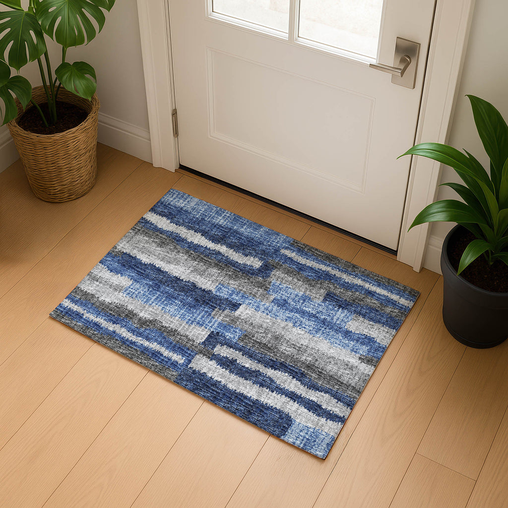 dalyn brisbane br7 navy rug