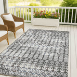 dalyn brisbane br8 silver rug
