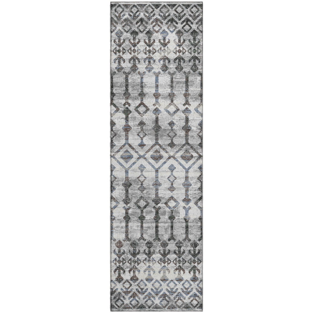 dalyn brisbane br8 silver rug