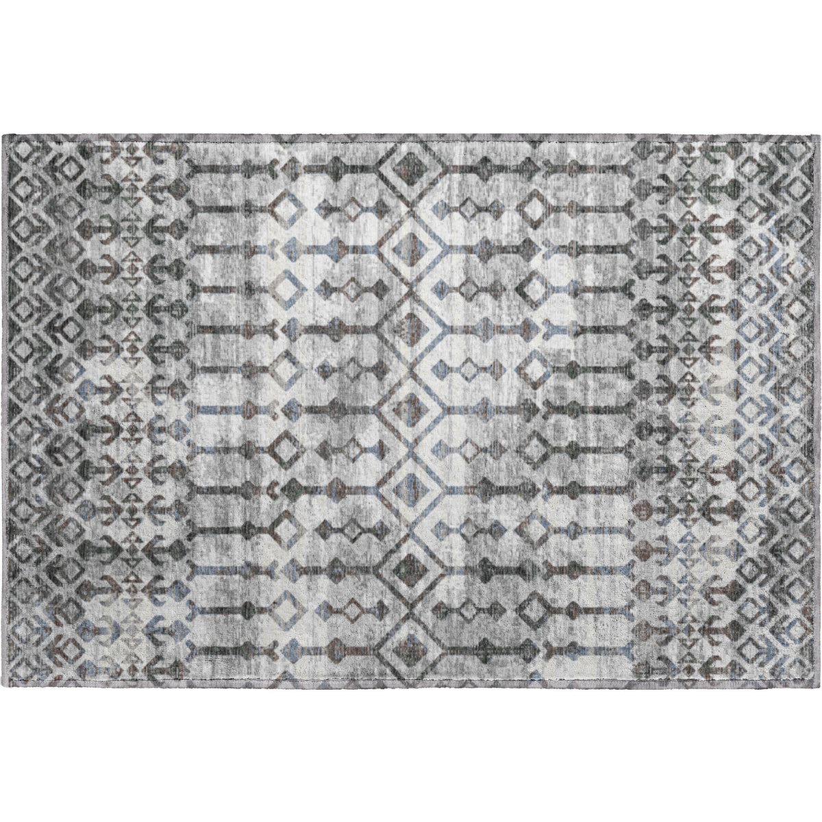 dalyn brisbane br8 silver rug