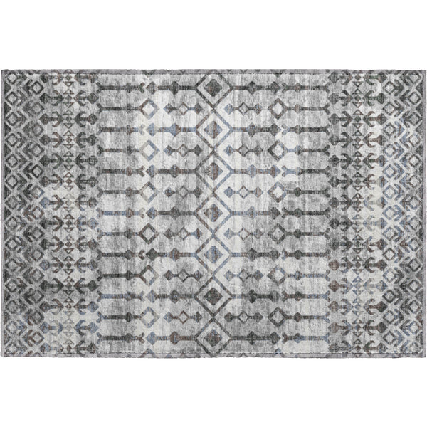 dalyn brisbane br8 silver rug