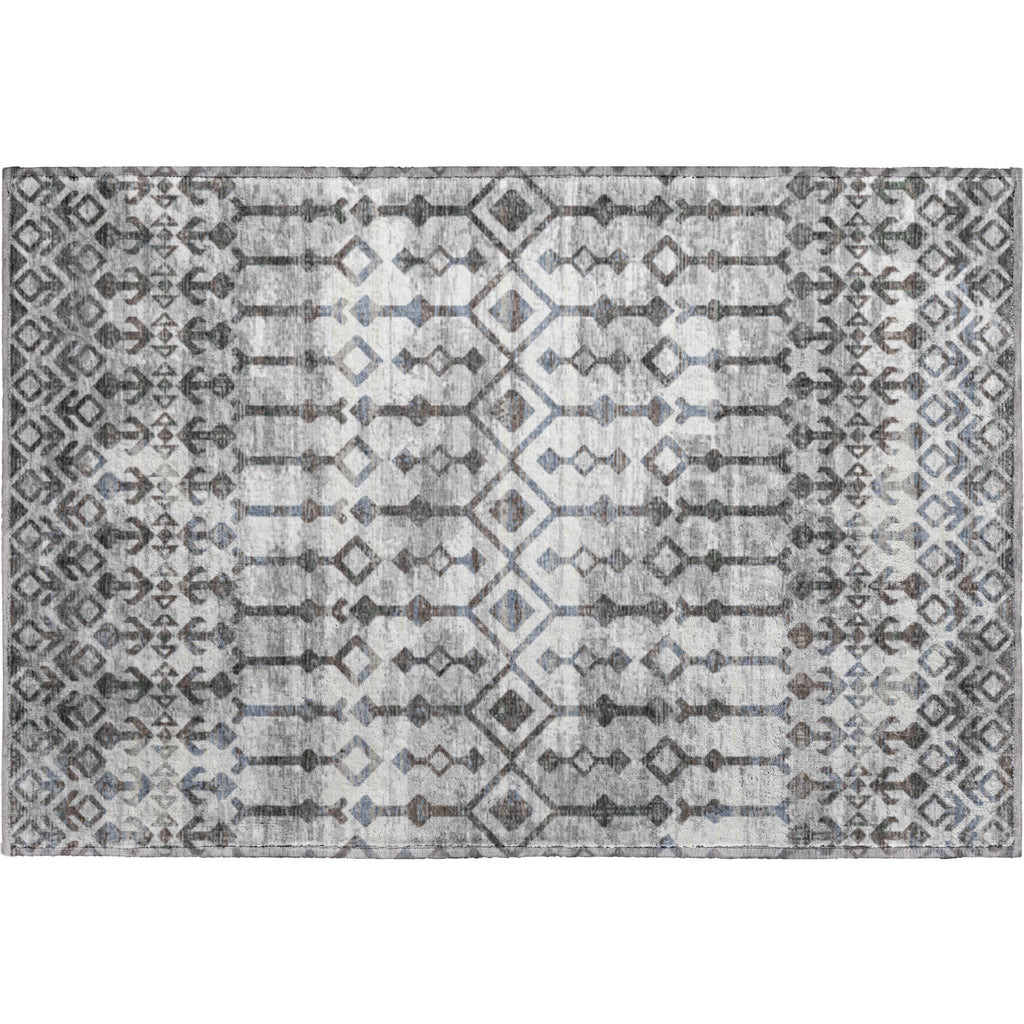 dalyn brisbane br8 silver rug