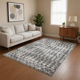 dalyn brisbane br8 silver rug