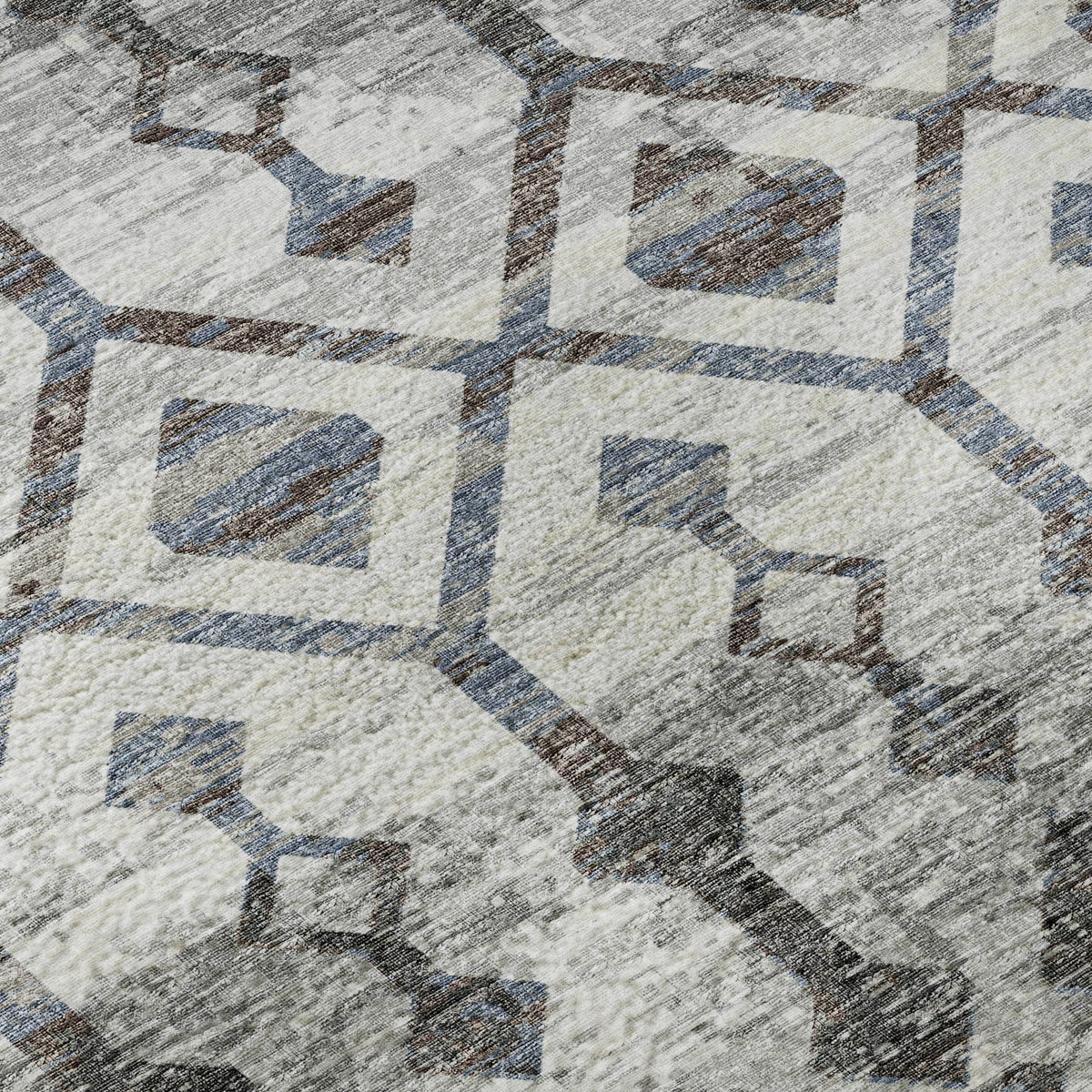 dalyn brisbane br8 silver rug