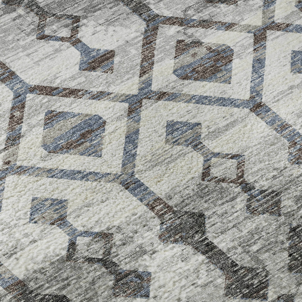 dalyn brisbane br8 silver rug