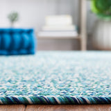 safavieh clearance braided bra201k teal rug