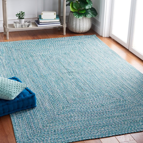 safavieh clearance braided bra201k teal rug