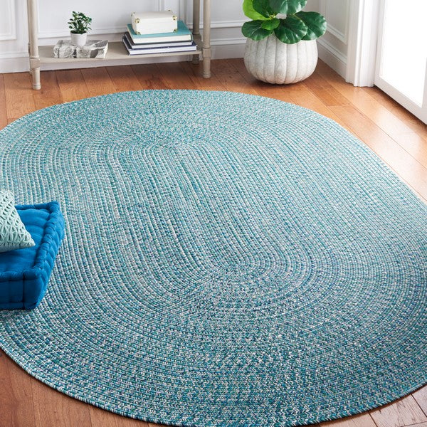 safavieh clearance braided bra201k teal rug