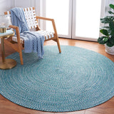 safavieh clearance braided bra201k teal rug
