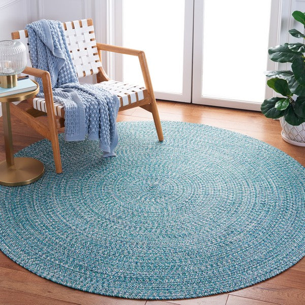 safavieh clearance braided bra201k teal rug