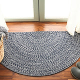 safavieh clearance braided bra201n dark blue rug