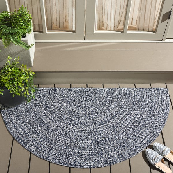 safavieh clearance braided bra201n dark blue rug