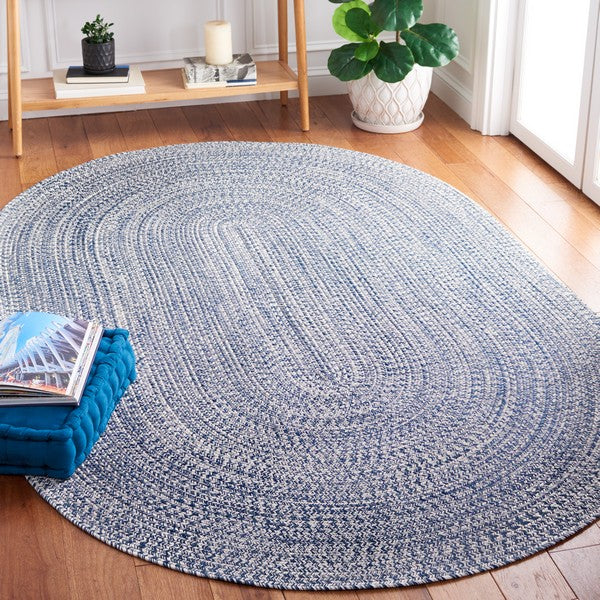 safavieh clearance braided bra201n dark blue rug