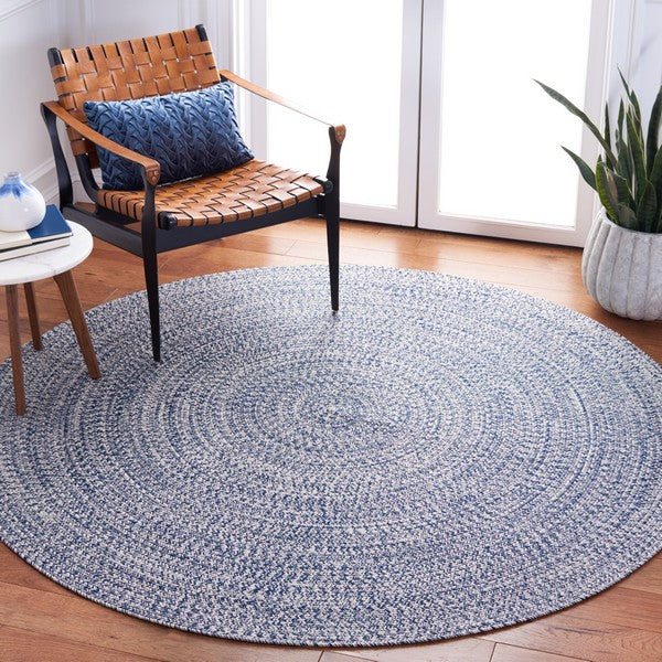 safavieh clearance braided bra201n dark blue rug