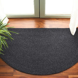 safavieh clearance braided bra201z black rug