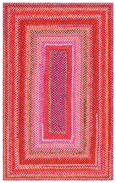safavieh clearance braided bra823q red rug