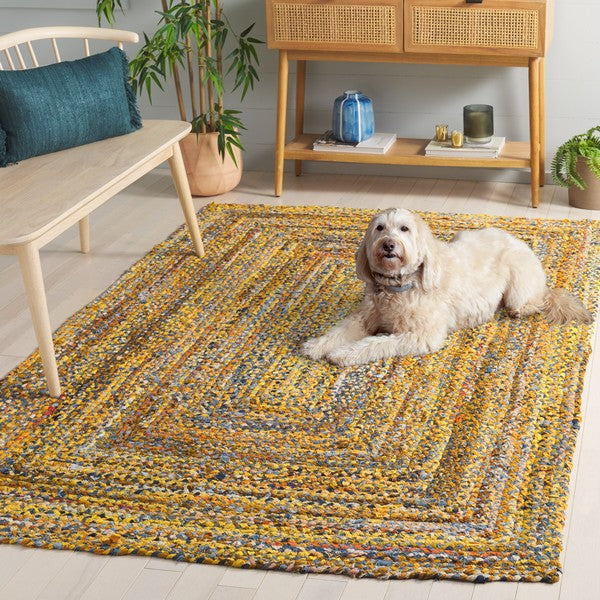 safavieh clearance braided brd210d yellow rug