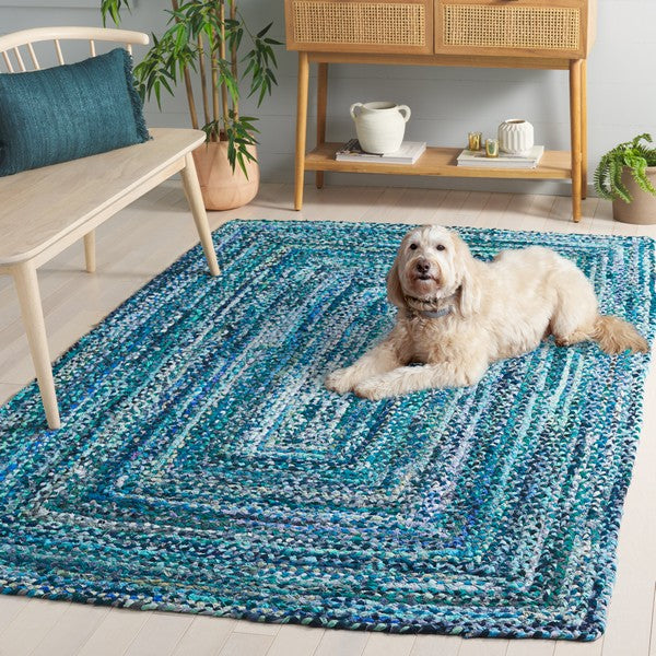 safavieh clearance braided brd210j teal rug