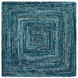 safavieh clearance braided brd210j teal rug