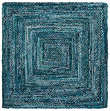 safavieh clearance braided brd210j teal rug