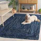 safavieh clearance braided brd210n navy rug