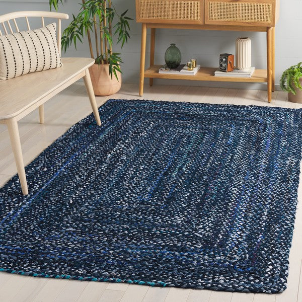safavieh clearance braided brd210n navy rug