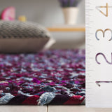 safavieh clearance braided brd210v purple rug