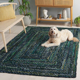 safavieh clearance braided brd210y dark green rug