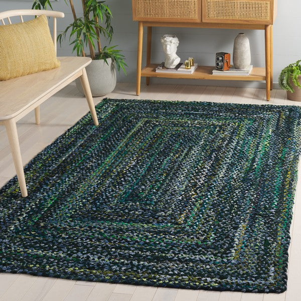 safavieh clearance braided brd210y dark green rug