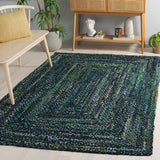 safavieh clearance braided brd210y dark green rug
