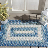 safavieh clearance braided brd311n navy rug