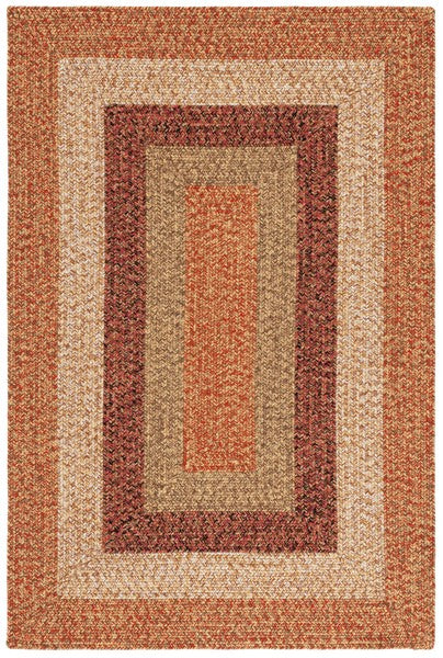 safavieh clearance braided brd318p rust rug