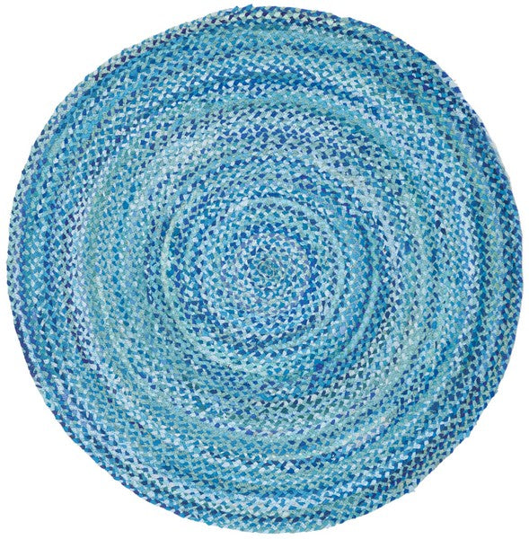 safavieh clearance braided brd452k turquoise rug