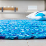 safavieh clearance braided brd452k turquoise rug