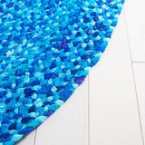 safavieh clearance braided brd452k turquoise rug