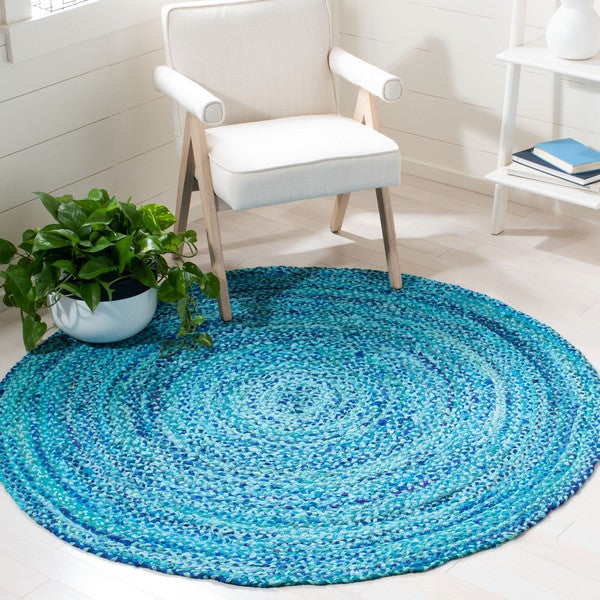 safavieh clearance braided brd452k turquoise rug