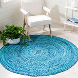 safavieh clearance braided brd452k turquoise rug