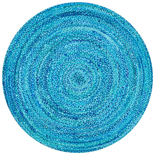 safavieh clearance braided brd452k turquoise rug