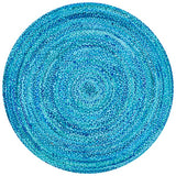 safavieh clearance braided brd452k turquoise rug
