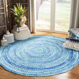 safavieh clearance braided brd452k turquoise rug