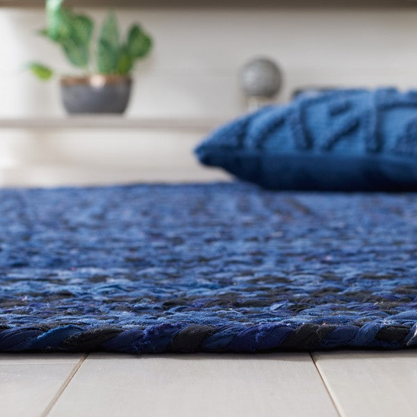 safavieh clearance braided brd452n navy rug
