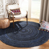 safavieh clearance braided brd452n navy rug