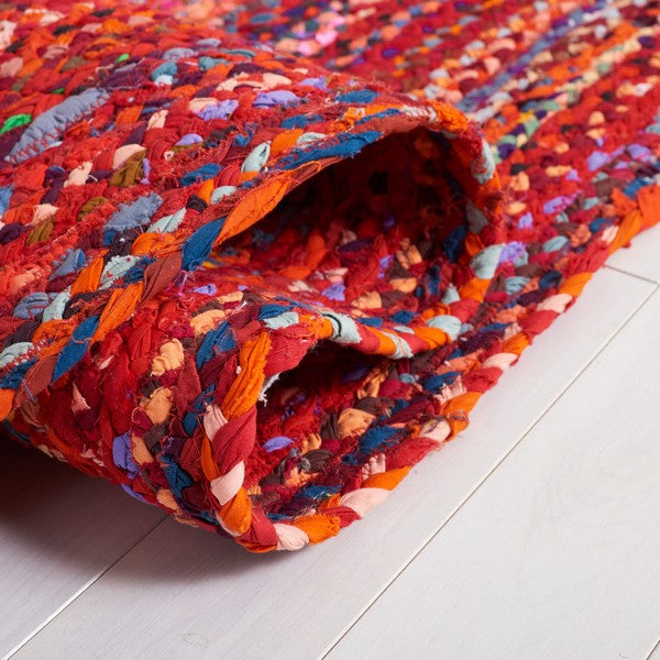 safavieh clearance braided brd452p rust rug