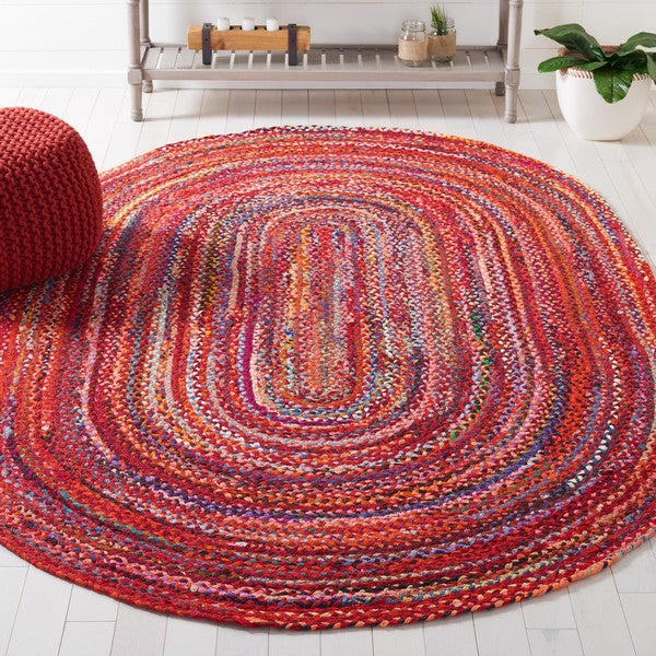 safavieh clearance braided brd452p rust rug