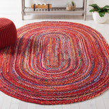 safavieh clearance braided brd452p rust rug