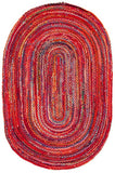 safavieh clearance braided brd452p rust rug