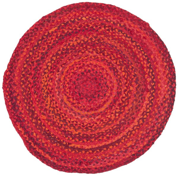 safavieh clearance braided brd452q red rug