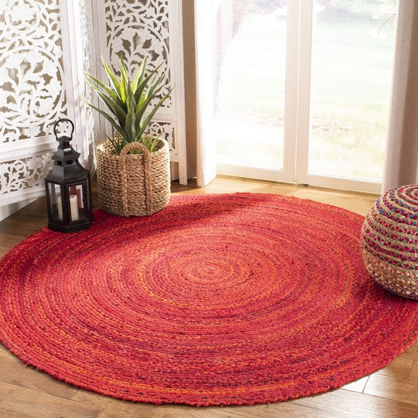 safavieh clearance braided brd452q red rug