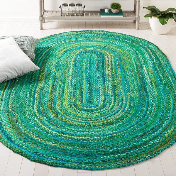 safavieh clearance braided brd452y green rug